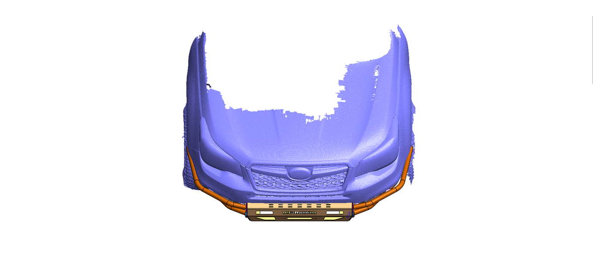 2016 - 2018 Subaru Forester Half Cut Armory Front Bumper