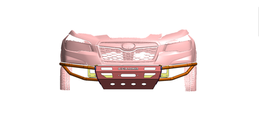 2019 - 2024 Subaru Forester Half Cut Armory Front Bumper