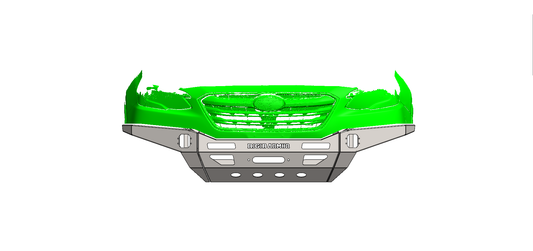 2021 Subaru Outback Half Cut Armory Front Bumper