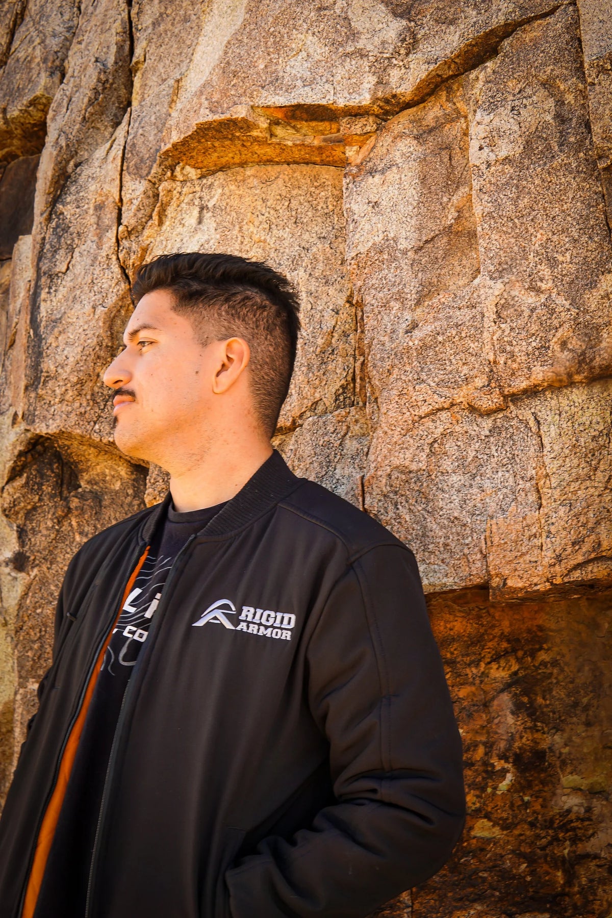 Rigid Armor Bomber Jacket