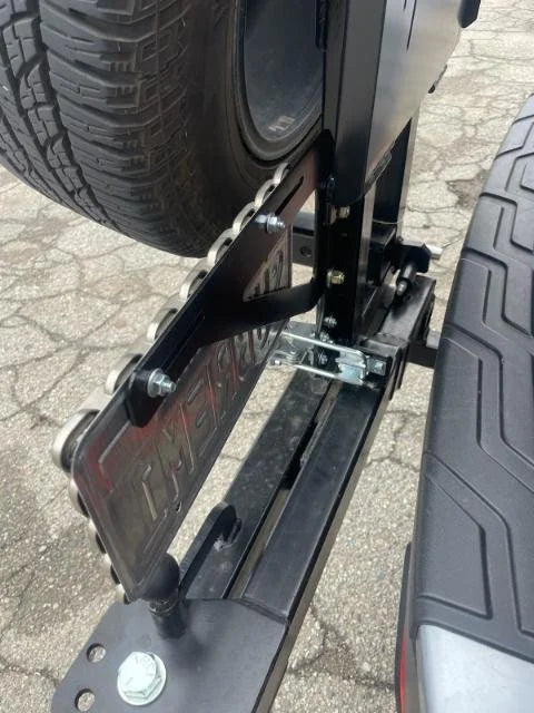 Side License Plate Relocator