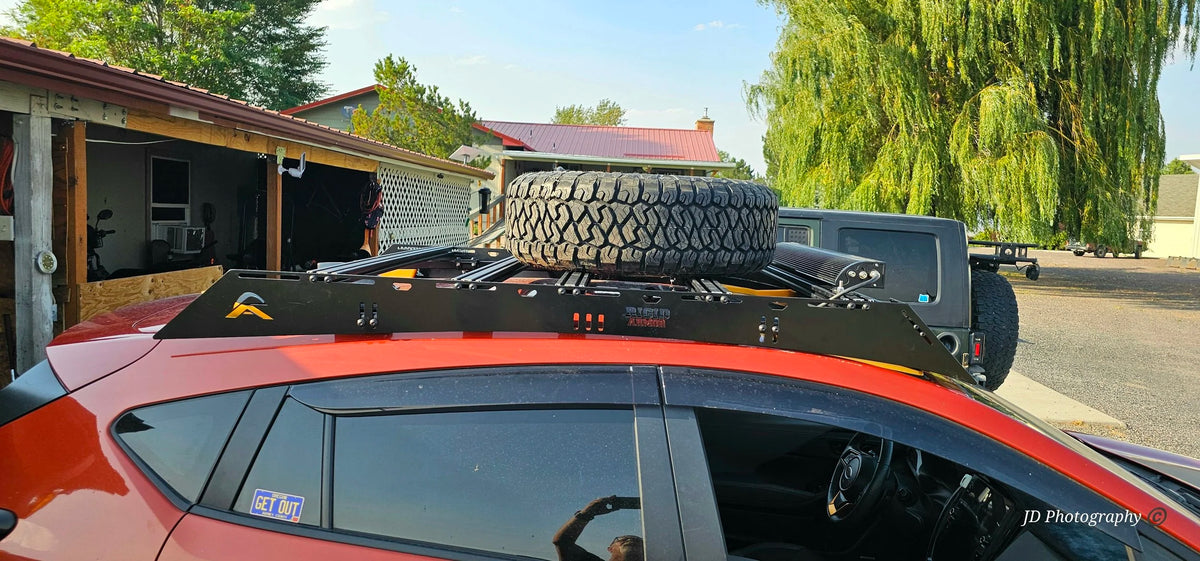 Roof Rack Spare Tire mount