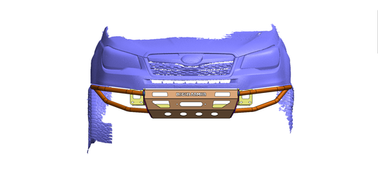 2016 - 2018 Subaru Forester Half Cut Armory Front Bumper
