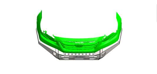 2021 Subaru Outback Half Cut Armory Front Bumper