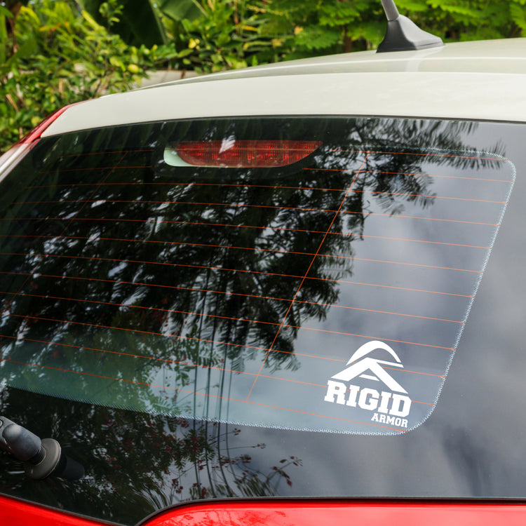 White Vinyl Decal