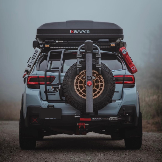 Subaru Crosstrek Hybrid Swing-Out Tire Carrier